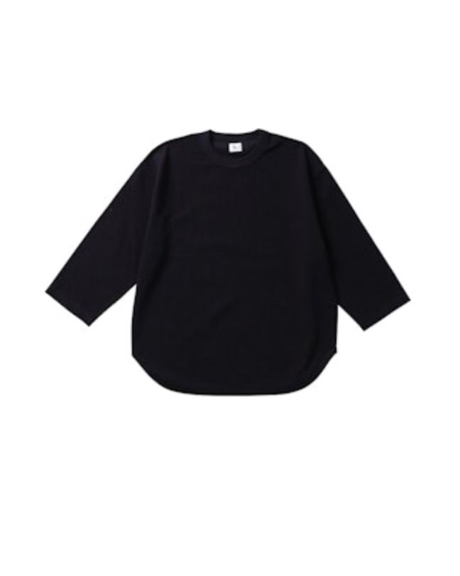 ブラームス 26SS Rough&Smooth Thermal Baseball Tee(bROOTS24F31S26)Black☆1月23日(金)新作発売！