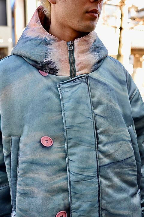 TALKING ABOUT THE ABSTRACTION N3BPRINT PADDET JKT MARKスタイル