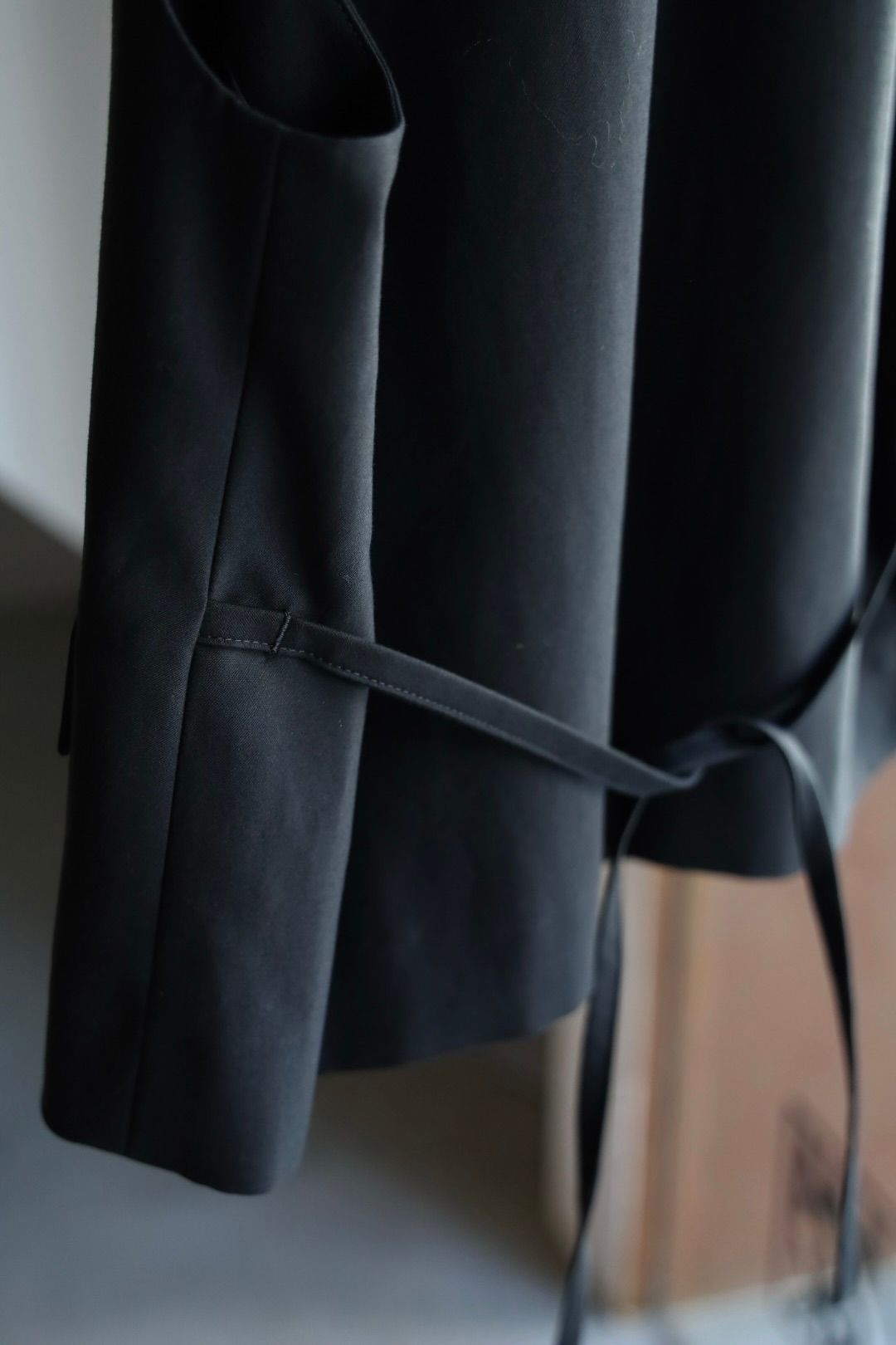 Graphpaper 25AW Women's Cotton Cupro Back Satin Gilet(GL253-30346)BLACK☆9月6日(土)発売！