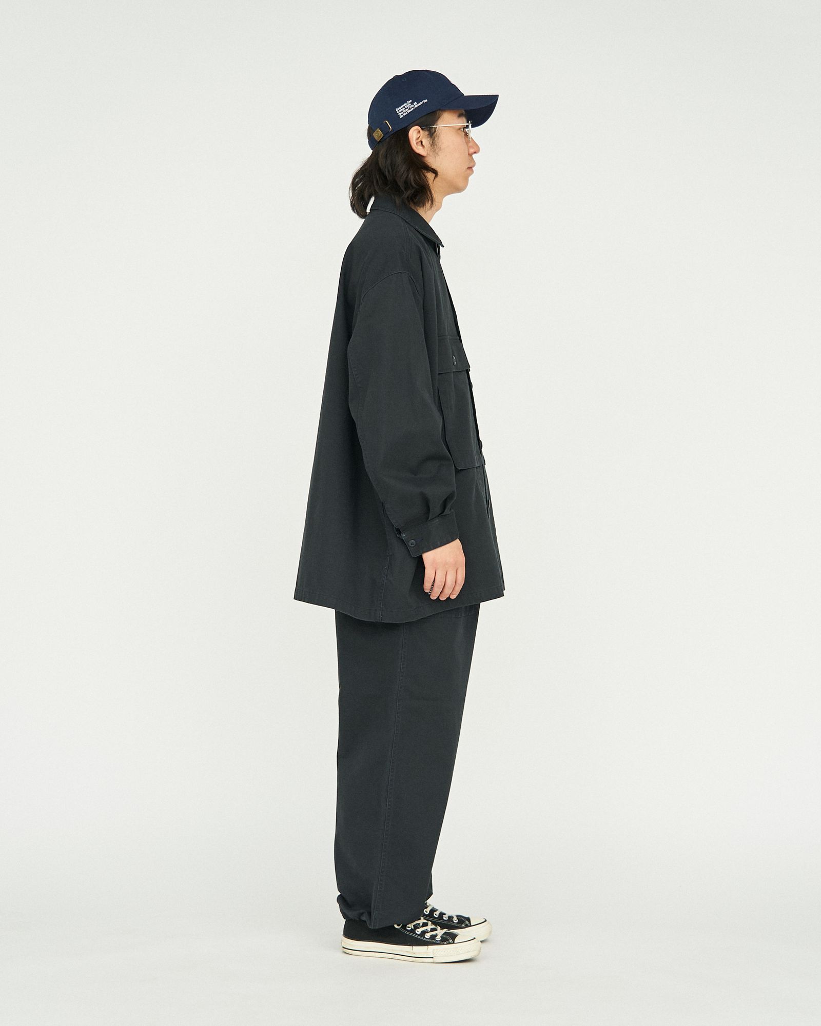 フレッシュサービス UTILITY FATIGUE SHIRT(FSC251-20138)BLACK