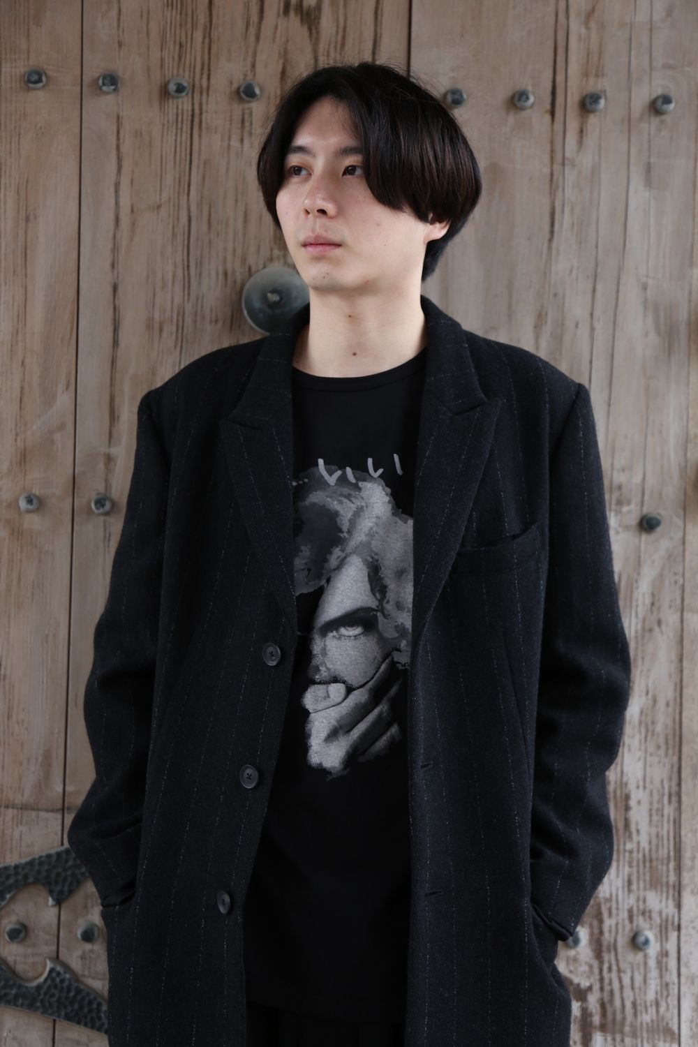 yohji yamamoto 21ss 新作「食べて...いい?」マチ付長袖PT style.2020.12.11.