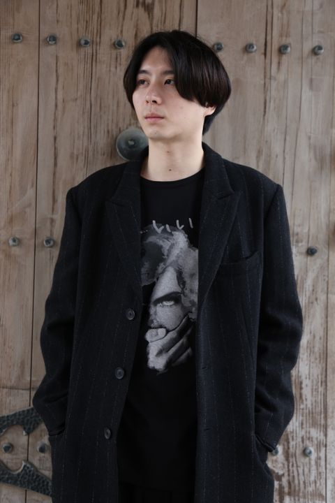 yohji yamamoto 21ss 新作「食べて...いい?」マチ付長袖PT style.2020.12.11.
