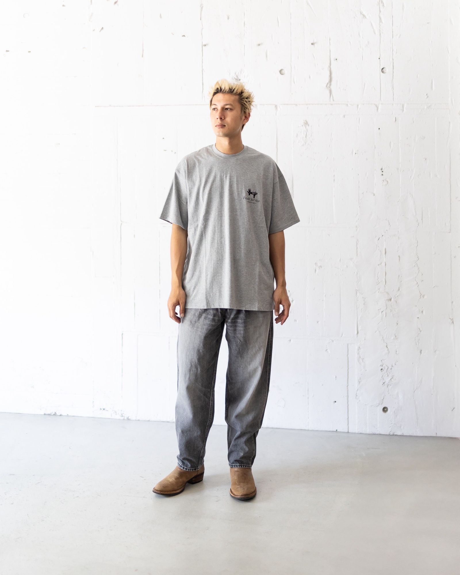 フレッシュサービス CORPORATE PRINTED S/S TEE “BRIEFING”(FSC253-70014)H.GRAY★7月26日(土)発売！
