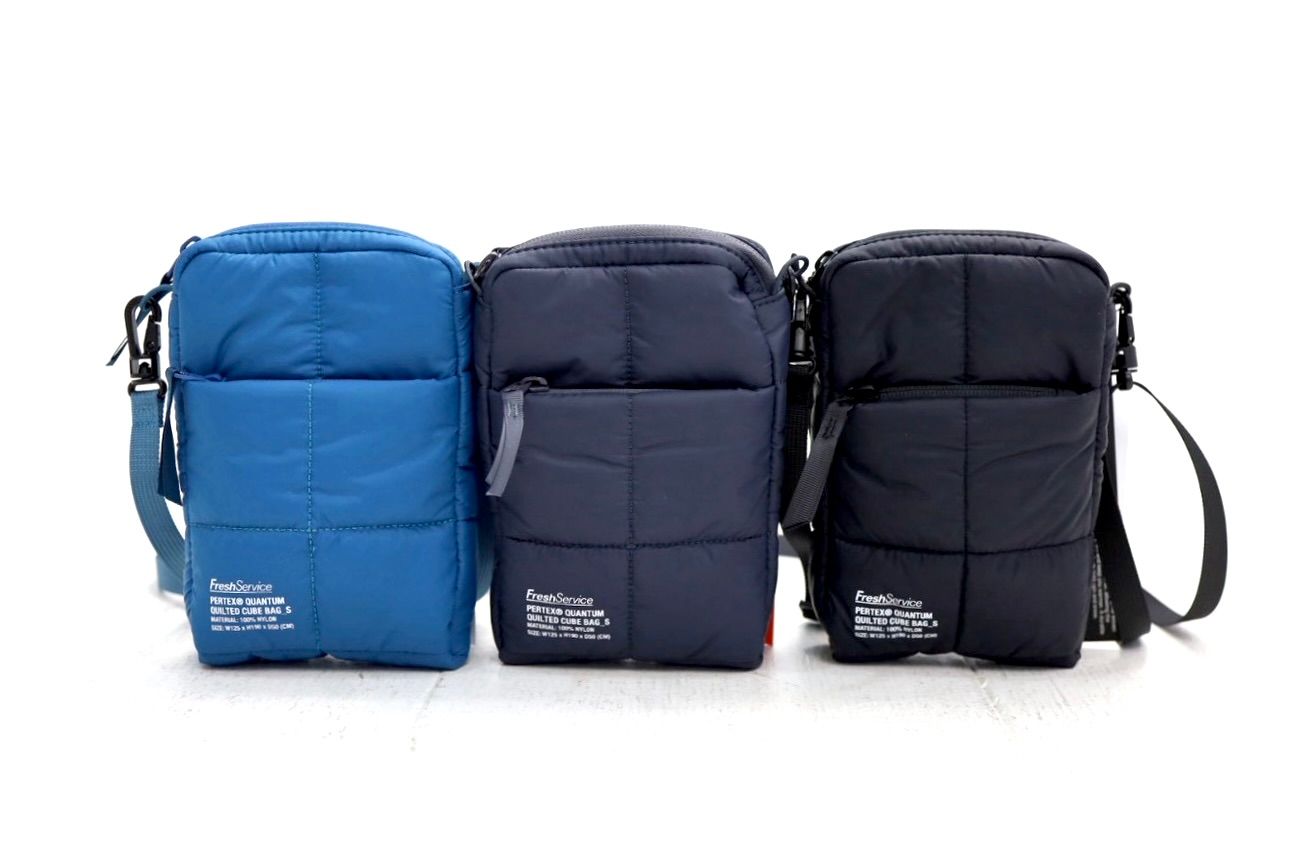 フレッシュサービス 26AW PERTEX® QUANTUM QUILTED CUBE BAG_S(FSP263-90020)TEAL BLUE☆10月17日(土)新作発売！