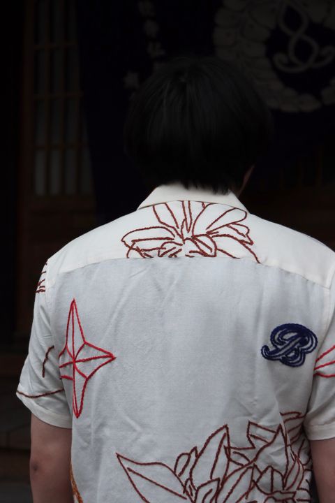KHOKI B shirt(22SS-B-04) style. 2022.03.21.