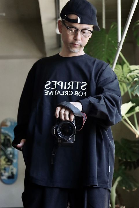 S.F.C 23FW TAILORED SHIRT JACKET"BLACK"スタイル