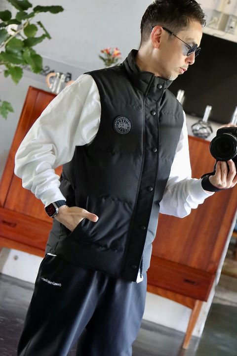 CANADA GOOSE カナダグースGARSON VEST BLACK LABELスタイル