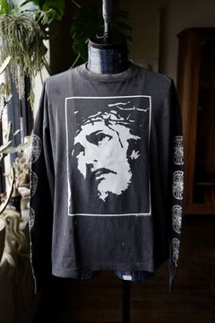 セントマイケル25SS LOVE SAINT LS TEE(SM-HR8-0000-033)BLACK☆3月8日(土)発売！