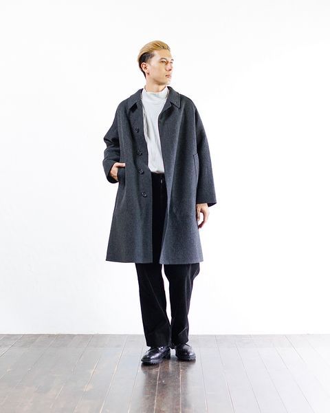 A.PRESSE Cashmere Melton Long Coat 10月5日(土)新作発売！