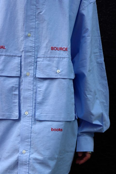 FreshService フレッシュサービス 23AW 新作AS ×FS OXFORD FLAP POCKET L/S SHIRTスタイル