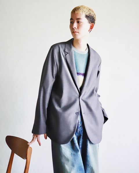 ATON エイトン 23AW WOOL TROPICAL TAILORED JACKETスタイル