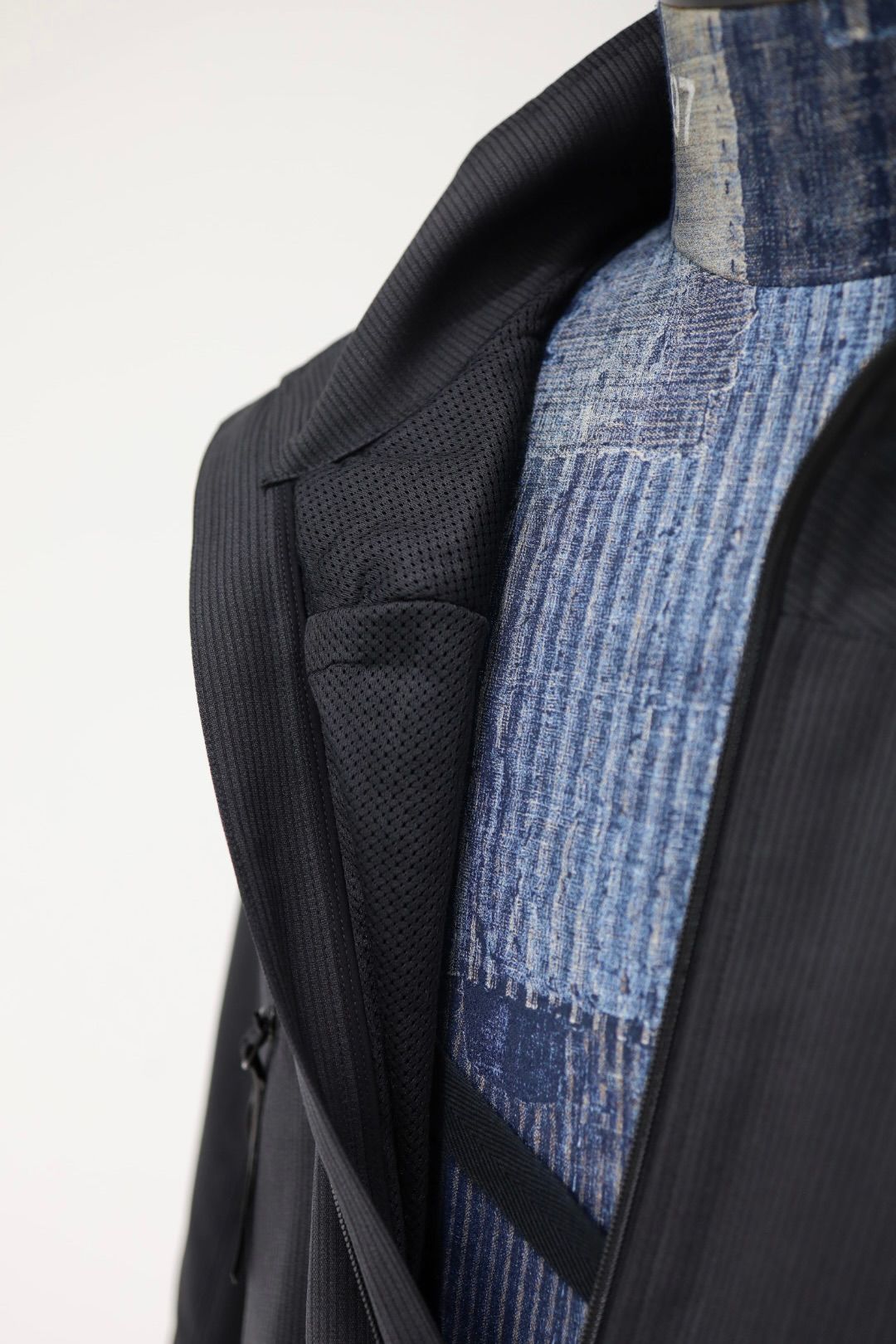グラフペーパー Melange Pique Zip-up Stand Collar Jacket(GM263-30441)BLACK☆9月26日(土)発売！