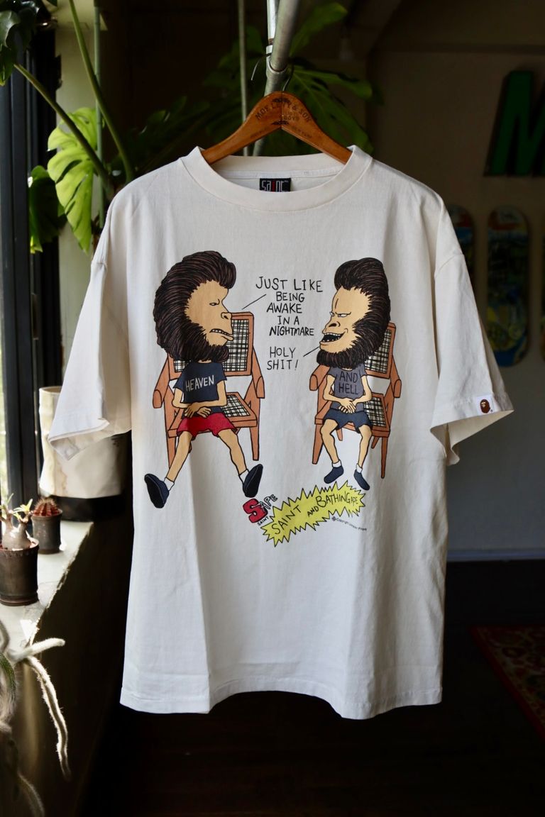 SAINT M×××××× - セントマイケル 23SS エイプコラボTシャツAP SS TEE 