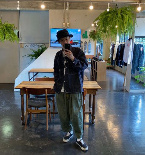 Graphpaper Colorfast Denim Blouson"INDIGO"Style.7.28.