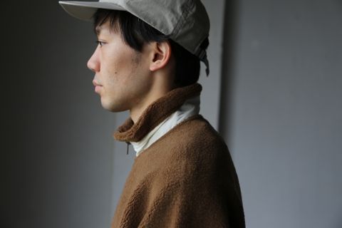 Graphpaper Wool Boa Zip-Up Blouson"CAMEL"Style.2020.11.2.