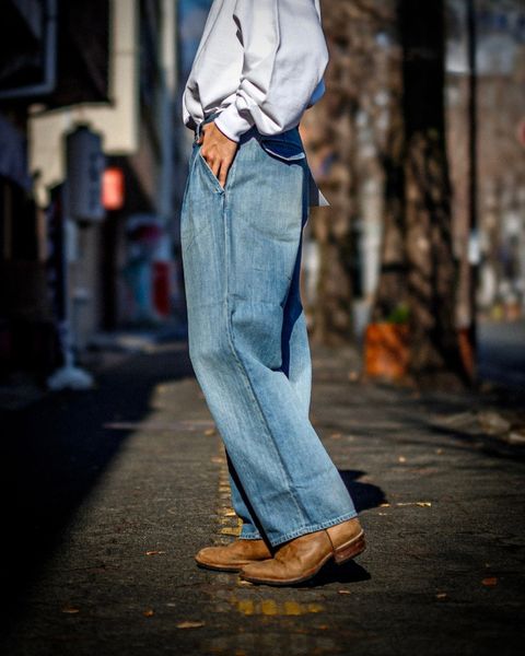グラフペーパー Selvage Denim Two Tuck Pants(LIGHT FADE INDIGO) 1月18日(土)新作発売！