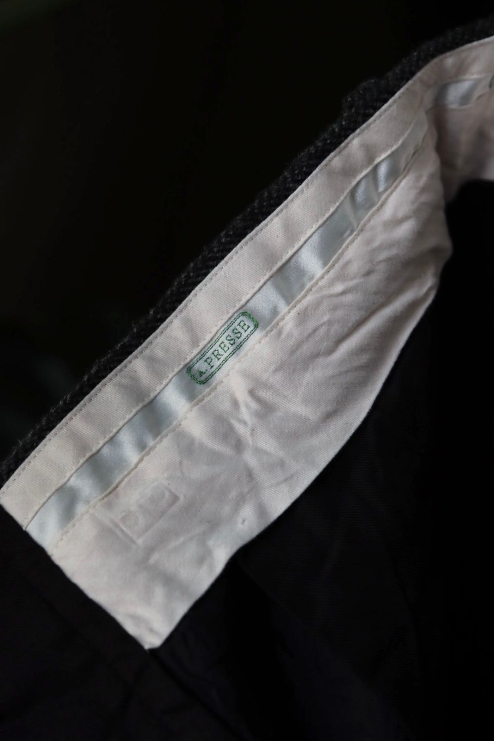 アプレッセ Tweed Two Tack Trousers(22AAP-04-11H)CHARCOAL