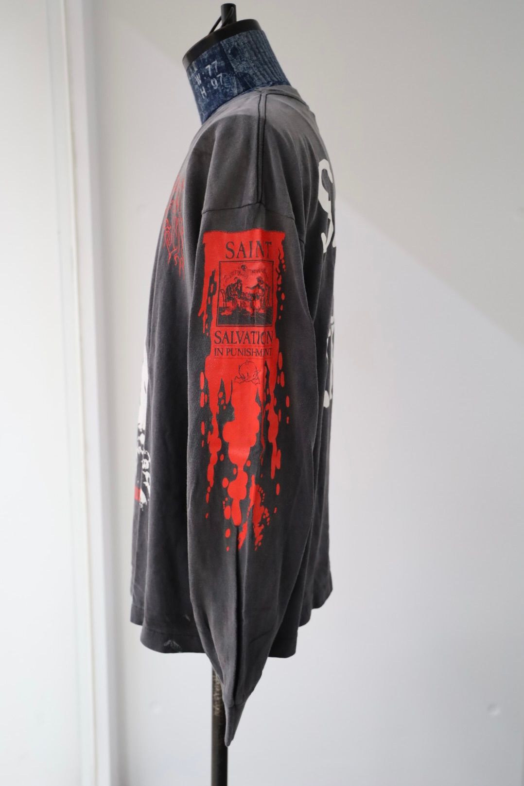 セントマイケル Tシャツ SAINT IS A KISS LS TEE(SM-HR1-0000-028)BLACK★9月13日(土)発売！