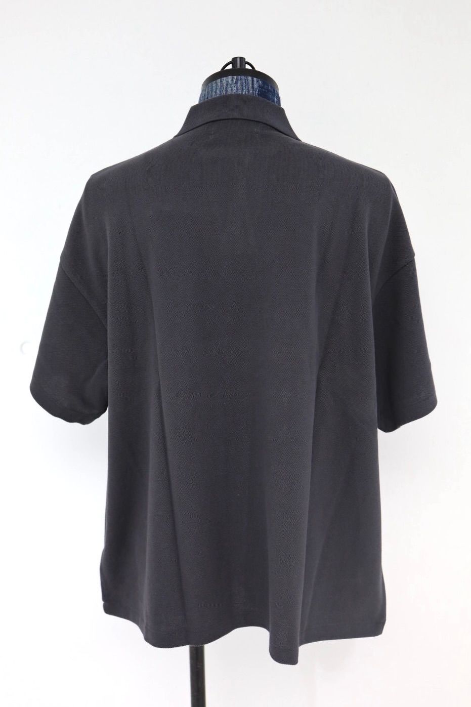 グラフペーパー 26SS Cotton Pique Jersey S/S Skipper Polo(GU261-70416)CHARCOAL☆4月11日(土)発売！