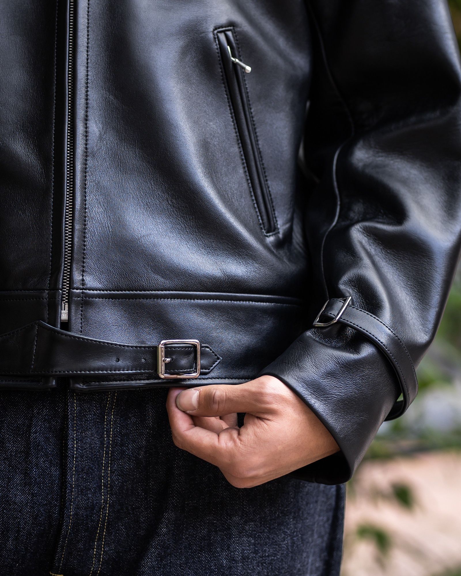 アプレッセ 2026 STYLE1 Leather French Riders Jacket(26SAP-01-05)BLACK☆11月29日(土)発売！