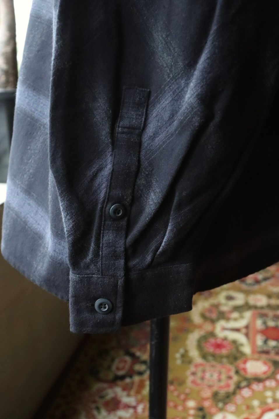 フレッシュサービス FLANNEL CHECK OVER YOKE SHIRT (FSC253-50129)BLACK★10月4日(土)発売！