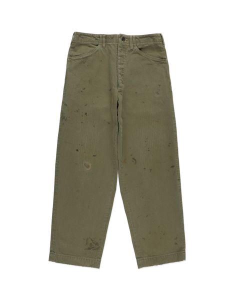 BOW WOW 26FW P47 HBT TROUSERS(BWU-P4HT)OLIVE GREEN☆9月5日(土)11:00発売！