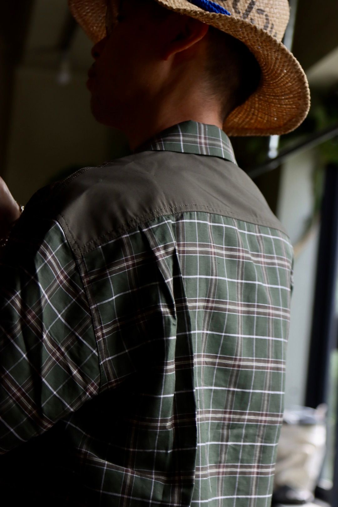 COMME des GARCONS HOMME 22SS リネン綿チェックシャツスタイル.2022.5.6.