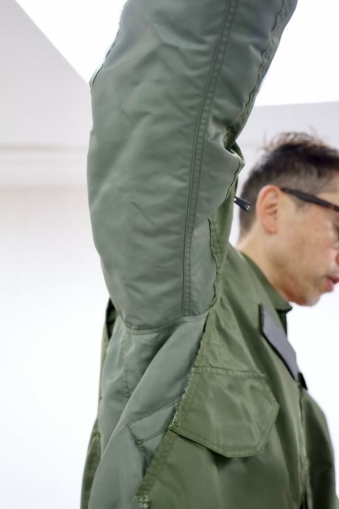 YOKE ヨーク26SS Connected Military Blouson CWU*L-2B"OLIVE"スタイル