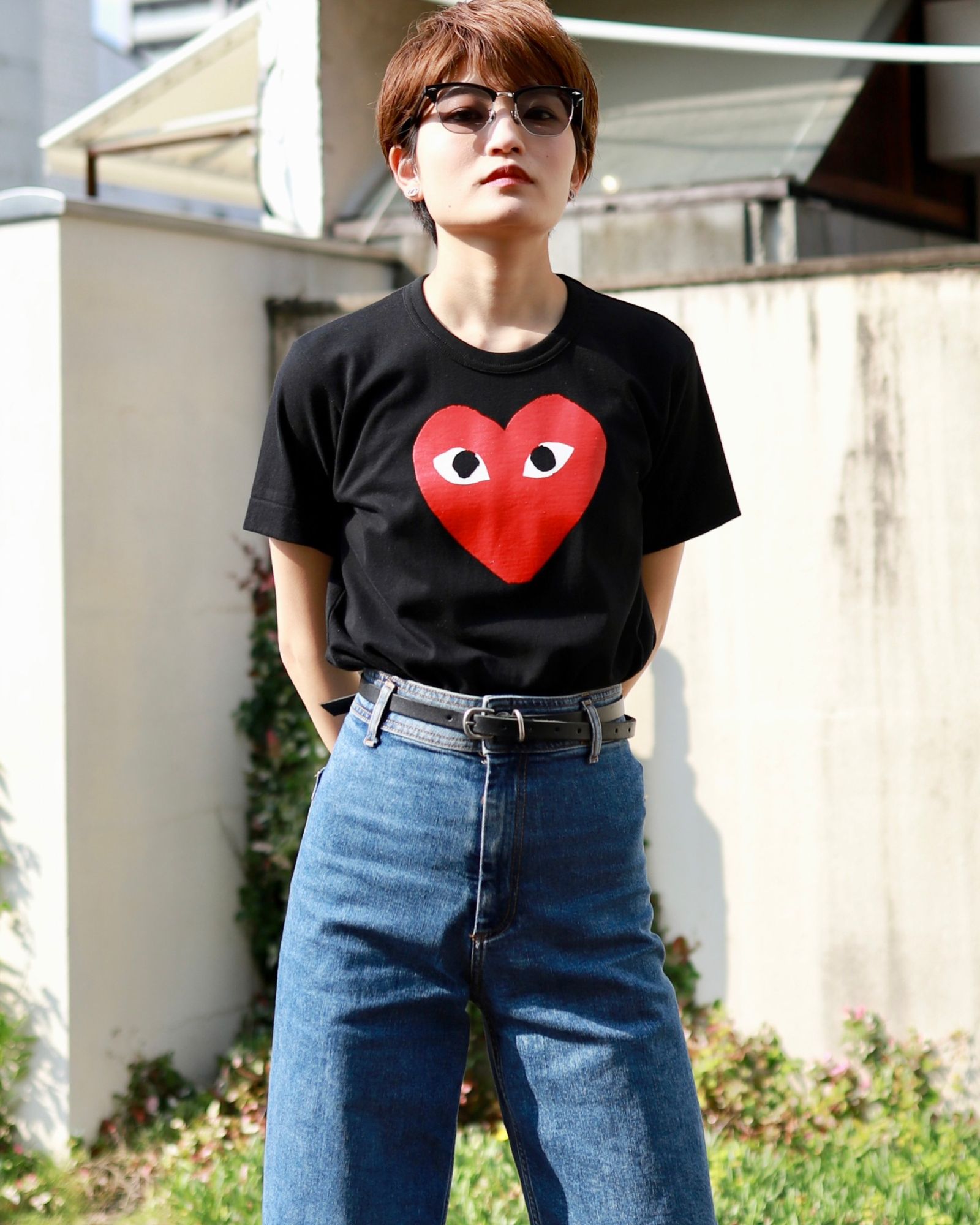 23ss COMME des GARCONS製品染めチノクロスパンツ M