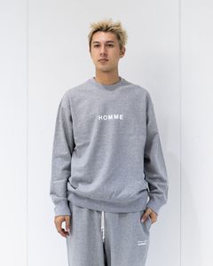 コムデギャルソンオム25FW HOMMEプリントスウェット(HP-T104-051)T.GRAY☆10月3日(金)新作発売！