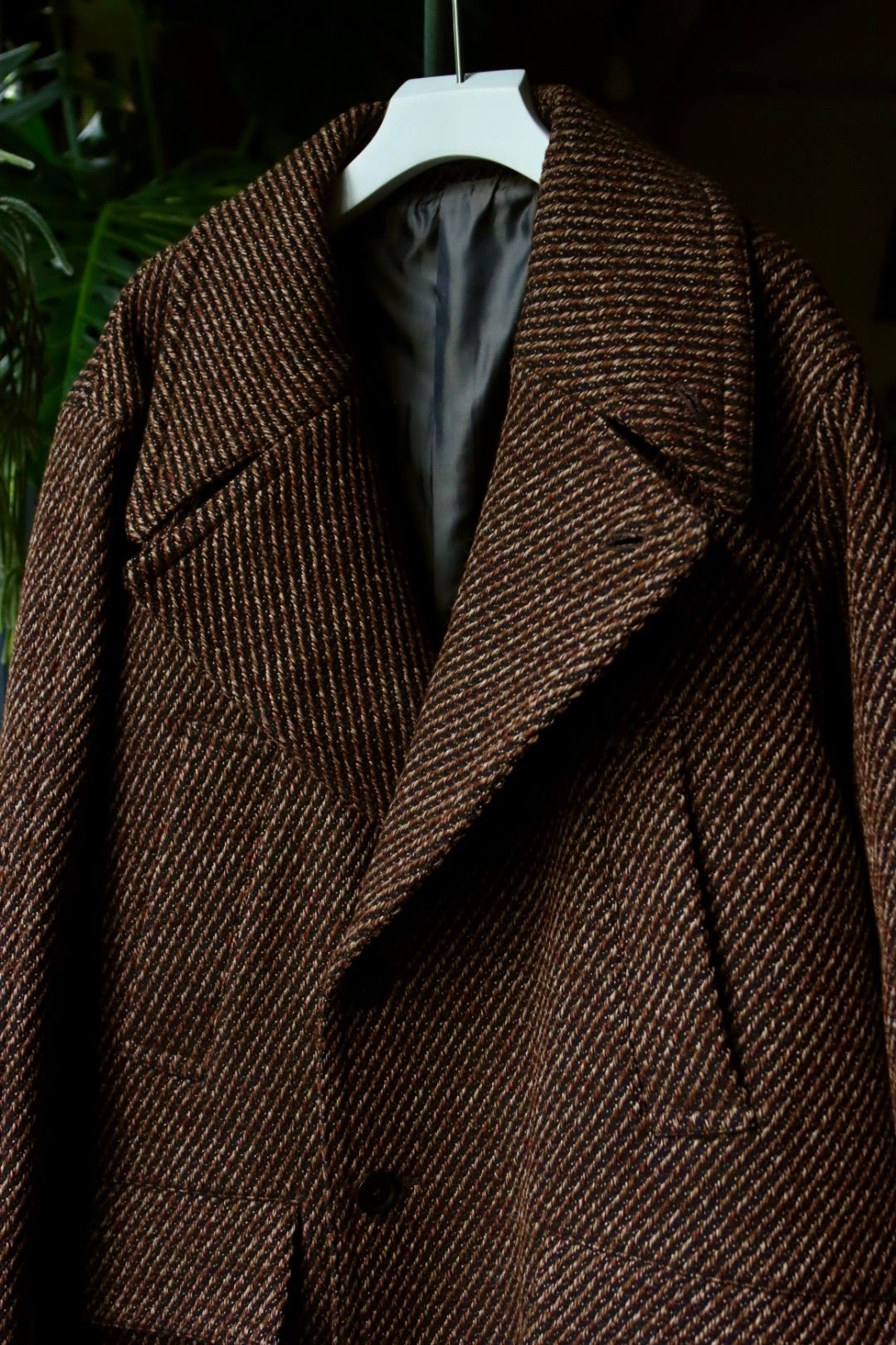 YOKE - ヨーク23AW DOUBLE BREASTED HALF COAT(YK23FW0515C)BROWN☆8月