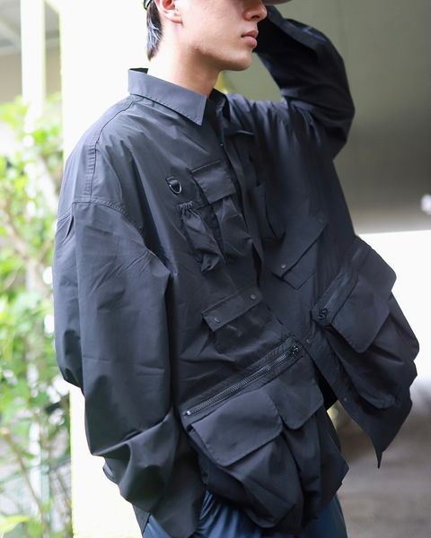 FreshService フレッシュサービス 23AW DRY TYPEWRITER TACTICAL POCKET L/S SHIRTスタイル