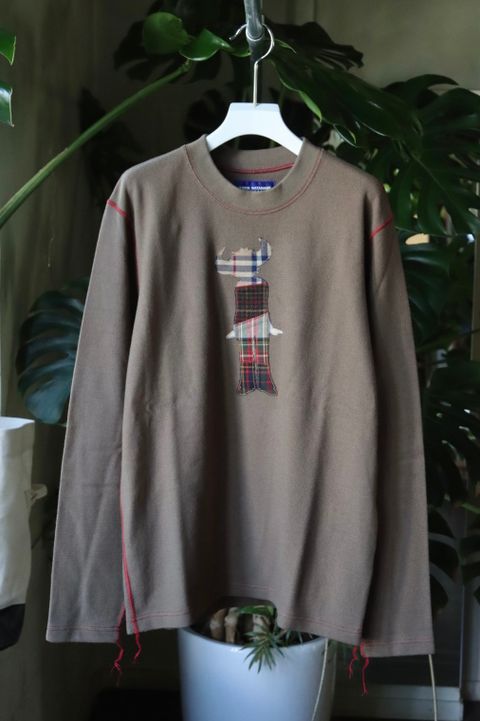 ジュンヤワタナベマン 22FW Jay Kayコラボ カットソー(WJ-T003-051)BROWN