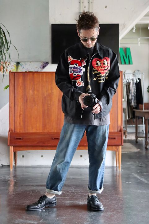 ©SAINT M×××××× ×DENIM TEARS SWING TOP"BLACK" M style.
