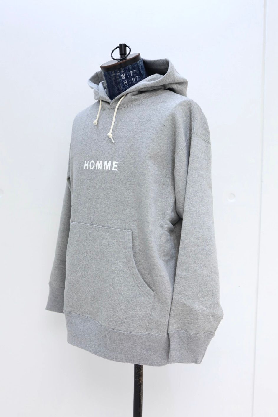 コムデギャルソンオム HOMMEプリントパーカー(HQ-T105-051)T.GRAY☆2月6日(金)発売！