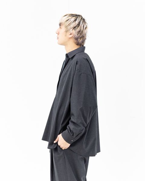 Graphpaper Fine Wool Heather L/S Skipper Shirt 2月21日(土)新作発売！