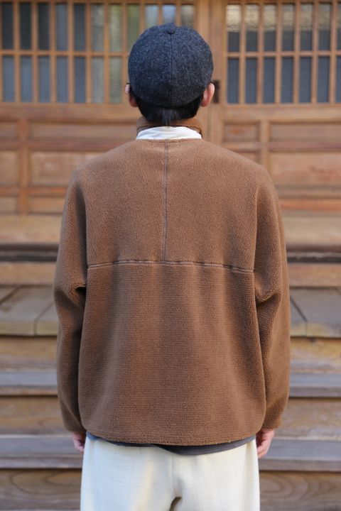 Graphpaper Wool Boa Zip-Up Blouson"CAMEL"Style.2020.11.9.