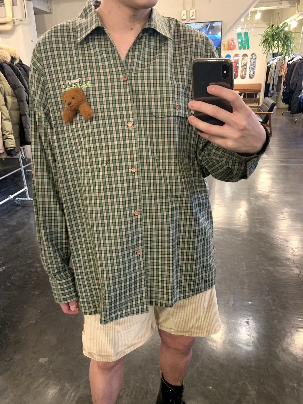 CHECK SHIRT WITH MY FRIEND(21SS15SH91) style.2021.1.16.