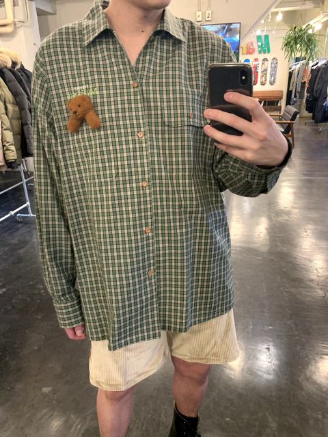 CHECK SHIRT WITH MY FRIEND(21SS15SH91) style.2021.1.16.
