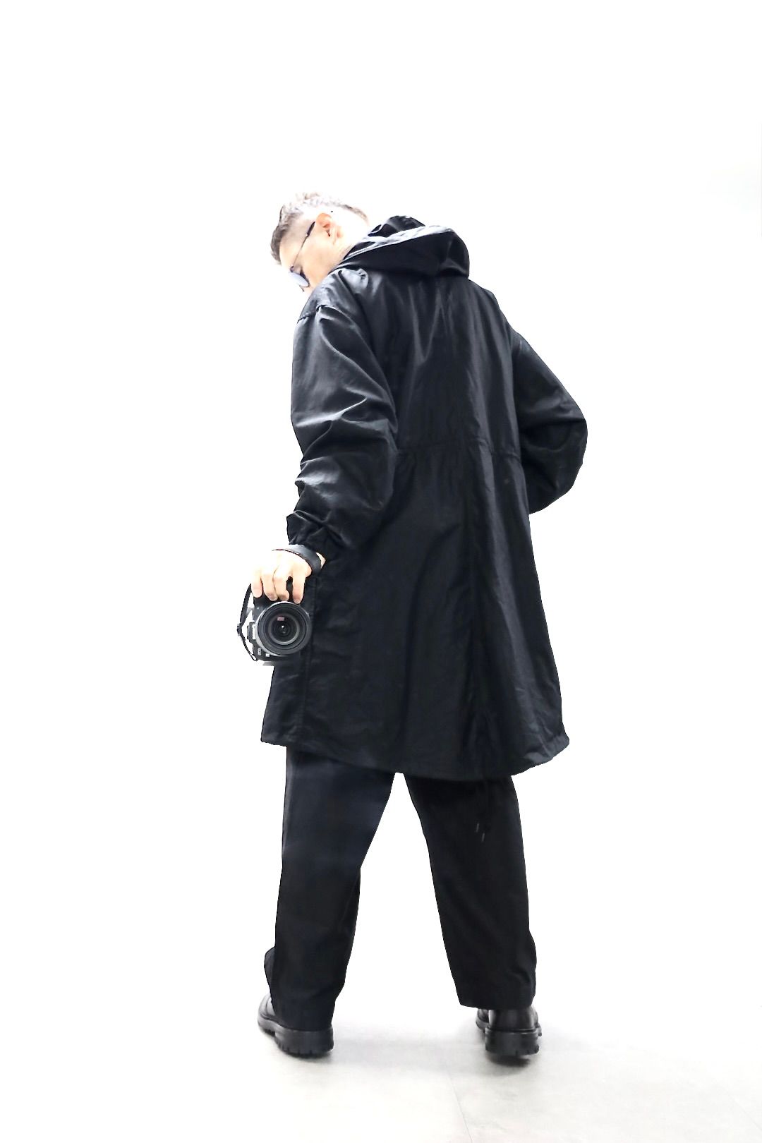 COMME des GARCONS HOMME 26SS 綿麻M-51モッズコートスタイル