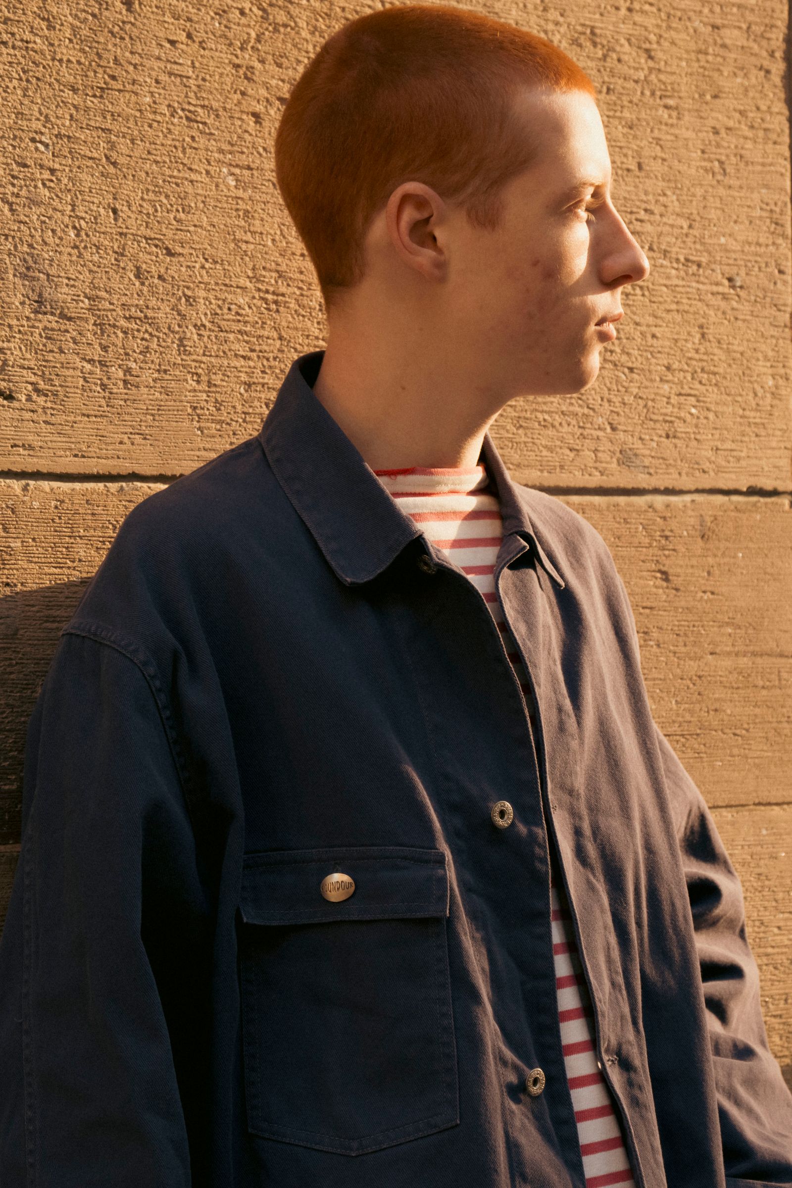 タ*c様 FOUNDOUR ファウンダ COVERALL JACKET 25SS FOUNDOUR - ファウンダ 25SS COVERALL JACKET(015FD251001)BLUE