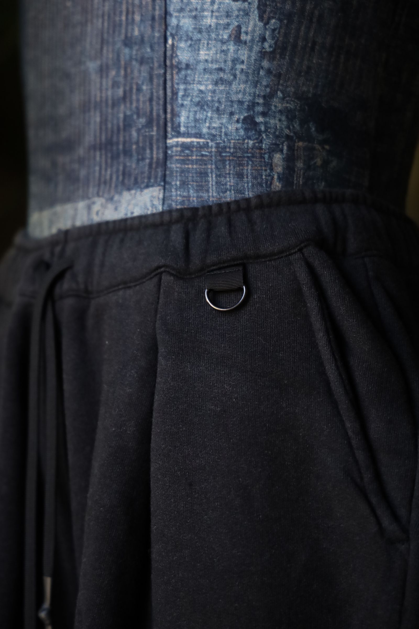 S.F.C 24FW エスエフシーSFC WIDE TAPERED SWEAT PANTS(SFCFW24CS04)Black Melange