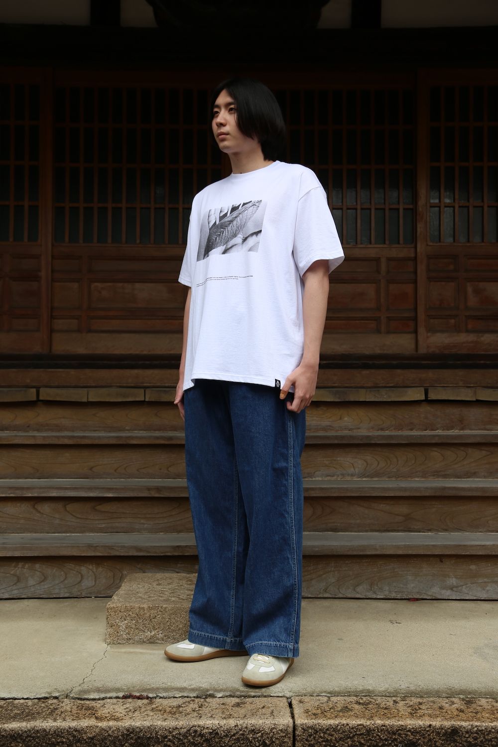 Graphpaper POET MEETS DUBWISE for Graphpaper Oversized Tee “WORDS AND SILENCE” style.2021.4.17.