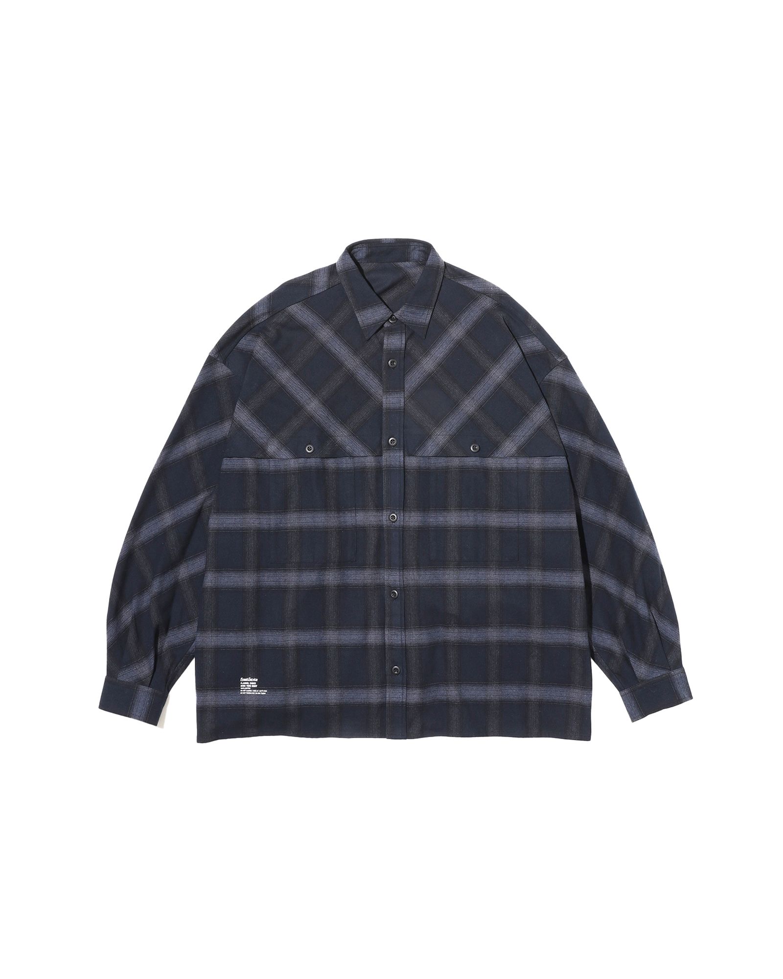 フレッシュサービス FLANNEL CHECK OVER YOKE SHIRT (FSC253-50129)BLACK★10月4日(土)発売！