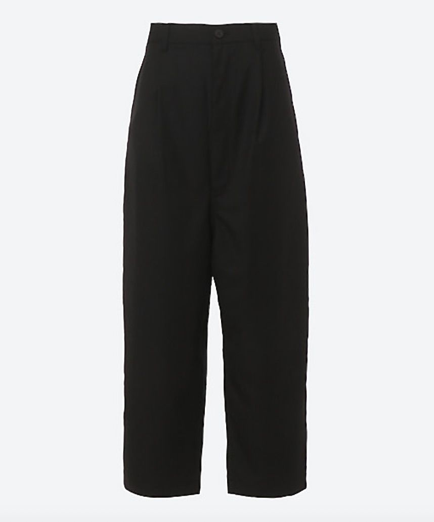 COMME des GARCONS HOMME ウールパンツ（黒） COMME des GARCONS HOMME - コムデギャルソンオム25FW ウール