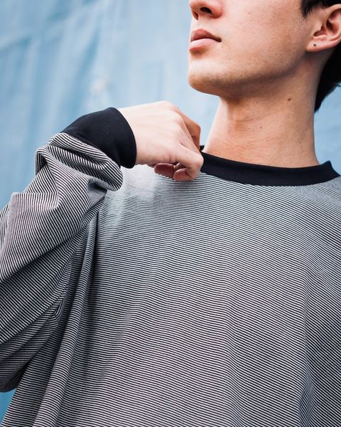 FreshService MICRO BORDER L/S TEE(WHITExBLACK)3月15日(土)新作発売！