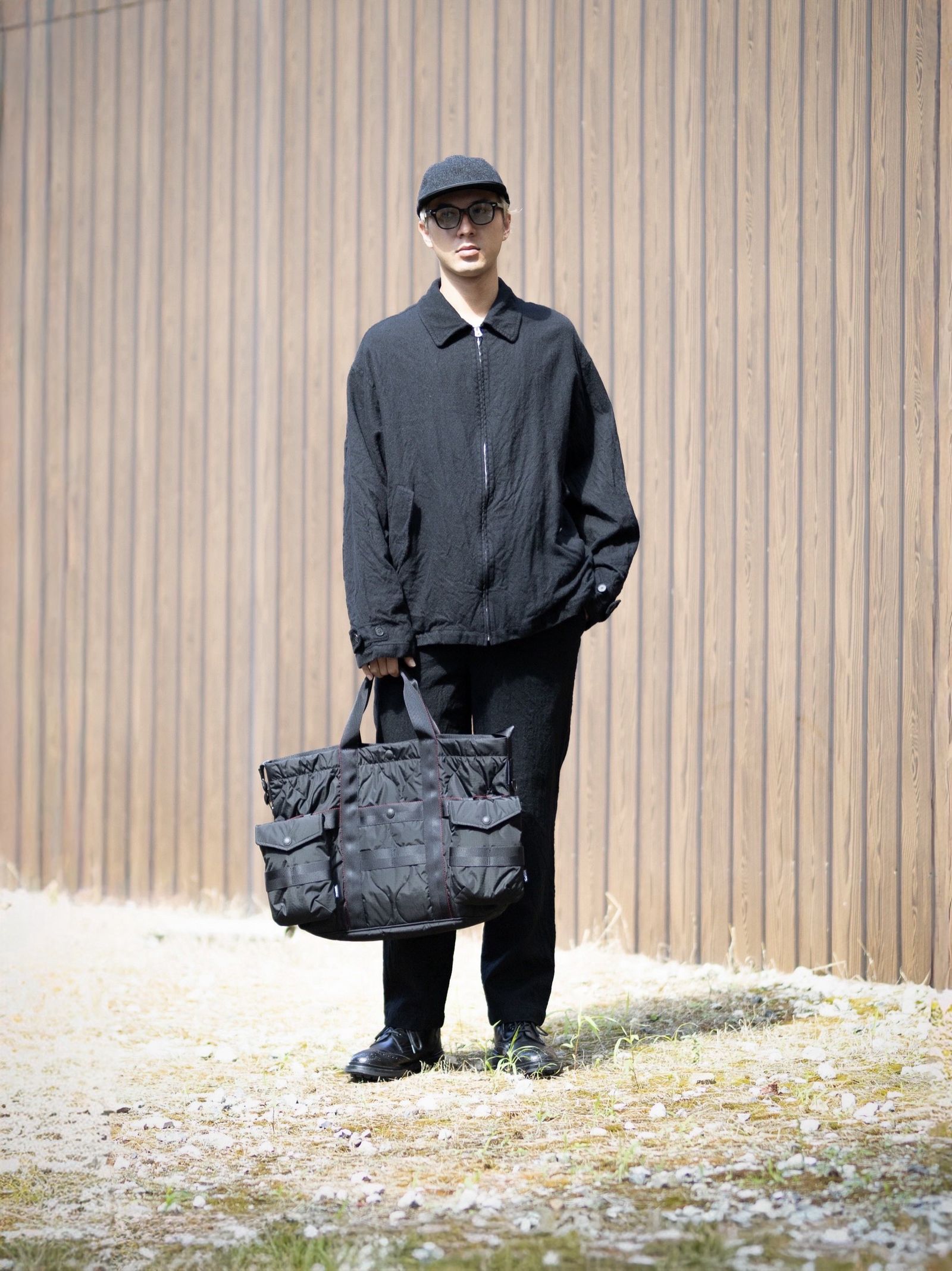コムデギャルソンオム バッグ 2WAYキルティングTOTE BAG(HR-K206-051)BLACK