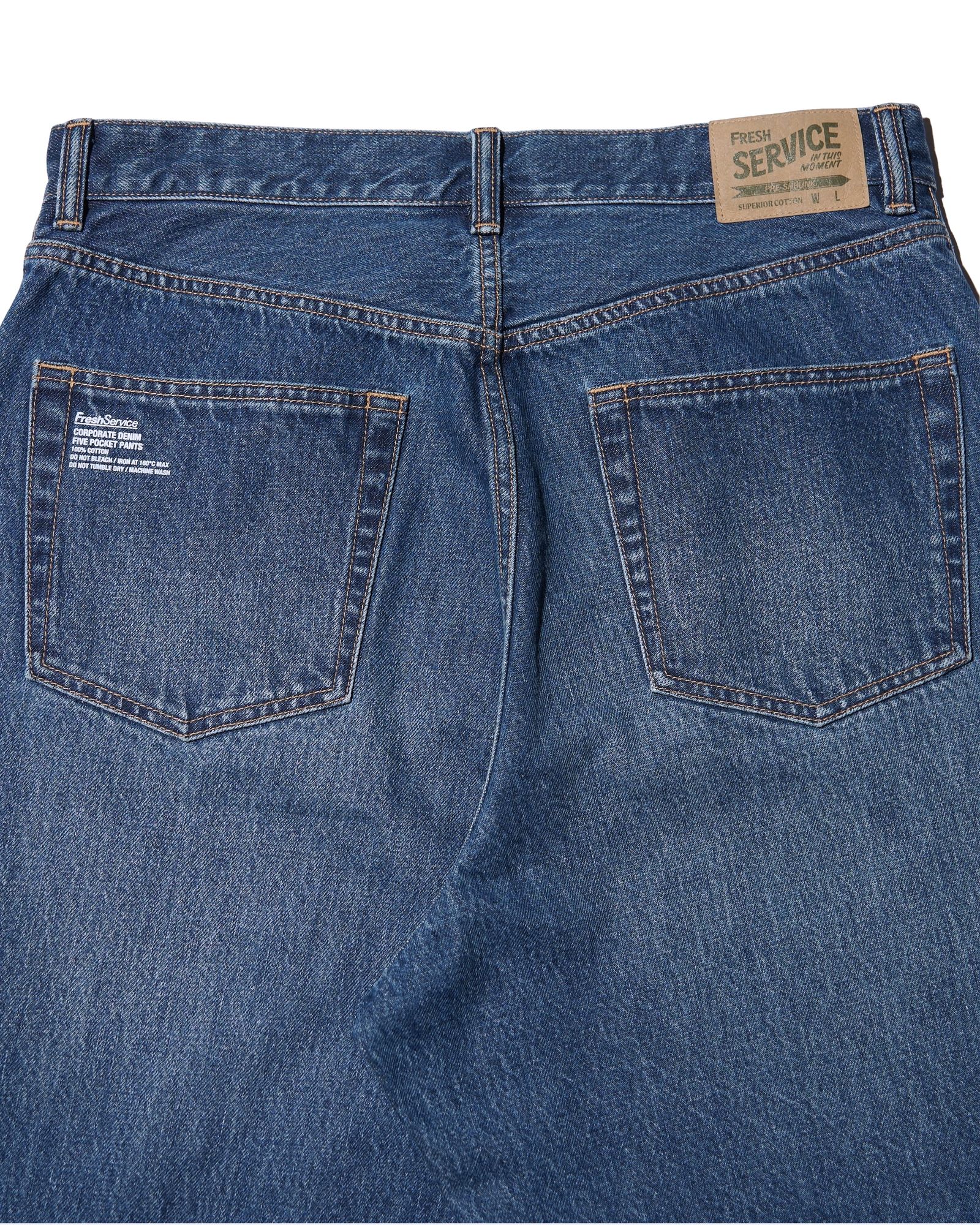 フレッシュサービス CORPORATE DENIM FIVE POCKET PANTS (FSC263-40156FB)DARK WASH☆7月25日(土)発売！