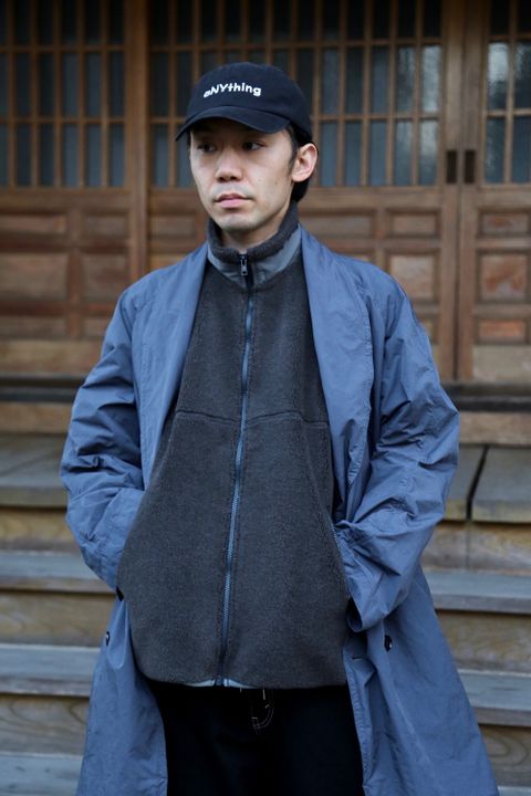Graphpaper Garment Dyed Shop Coat"D.GRAY"Style.2020.12.28.