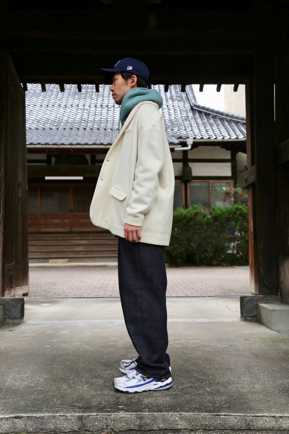 Dulcamara2020AW リフレクターツイードドロップJK "Off White"Style.2020.11.20.
